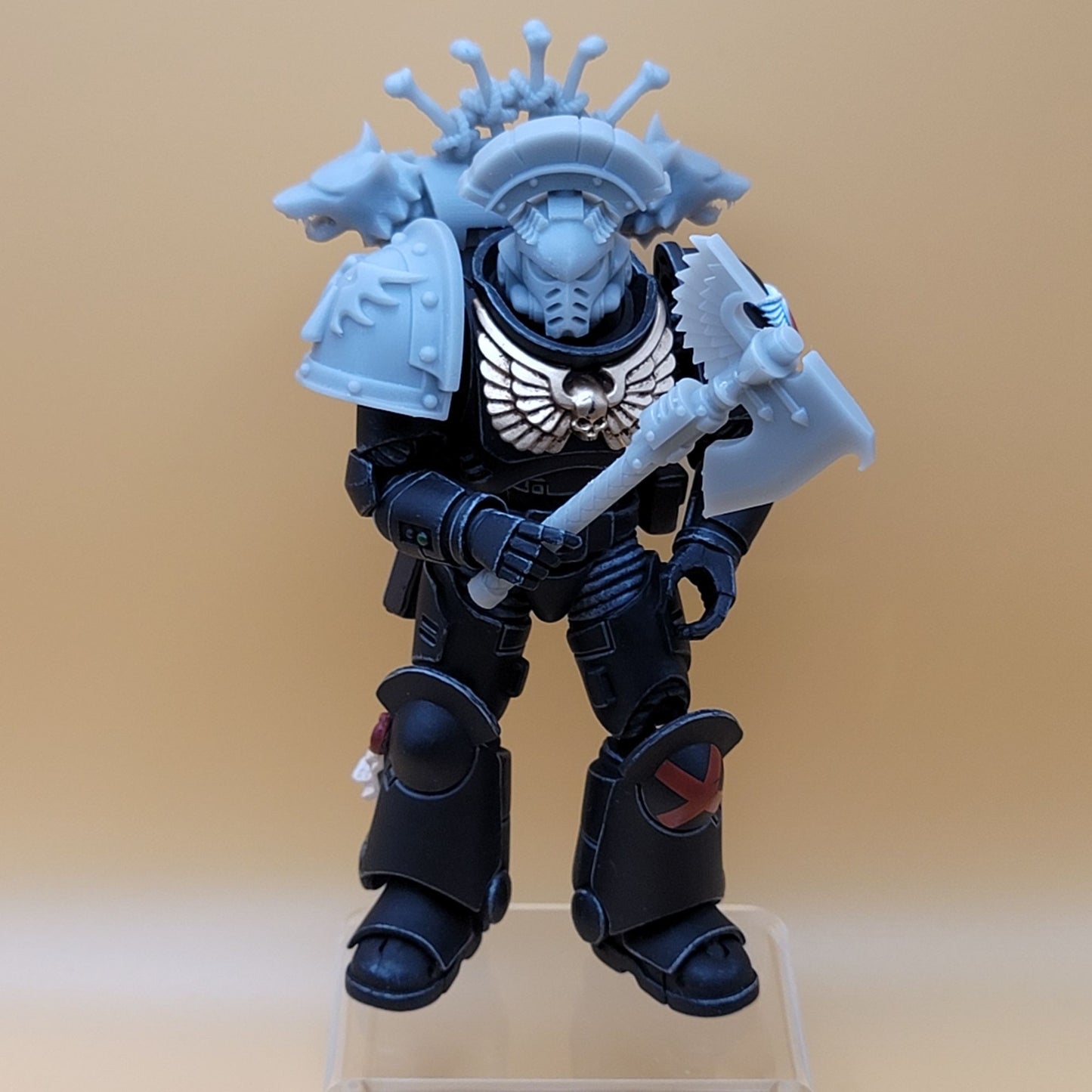 JT-A49 Blood Angel Axe Custom for JoyToy 40k Space Marines