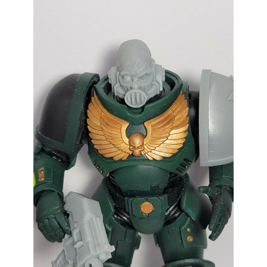 54 Death Guard Helm V6 Custom Compatible W McFarlane Warhammer 40k Space Marines