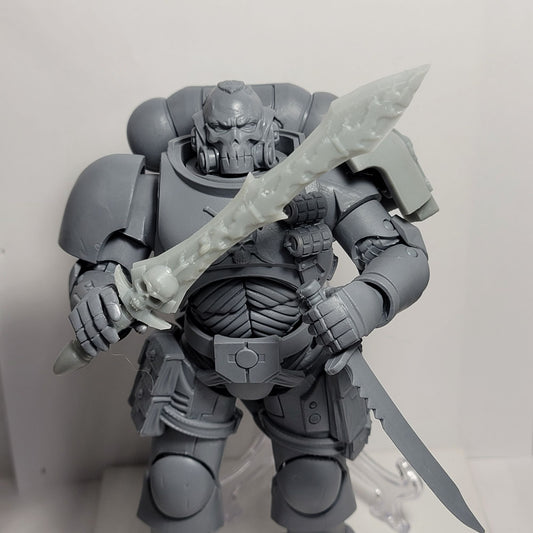 A-151 Lightning Sword Custom Compatible W McFarlane Warhammer 40k Space Marines