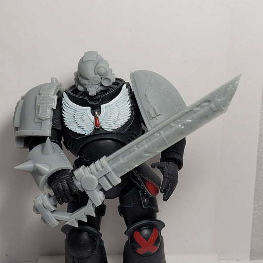 A-156 Lightning Sword Custom Compatible W McFarlane Warhammer 40k Space Marines