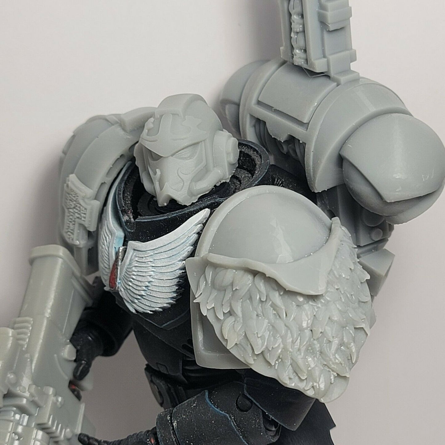 P90 Viking V5 Pauldron Custom for McFarlane Warhammer 40k Space Marine