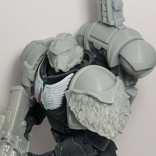 P90 Viking V5 Pauldron Custom for McFarlane Warhammer 40k Space Marine