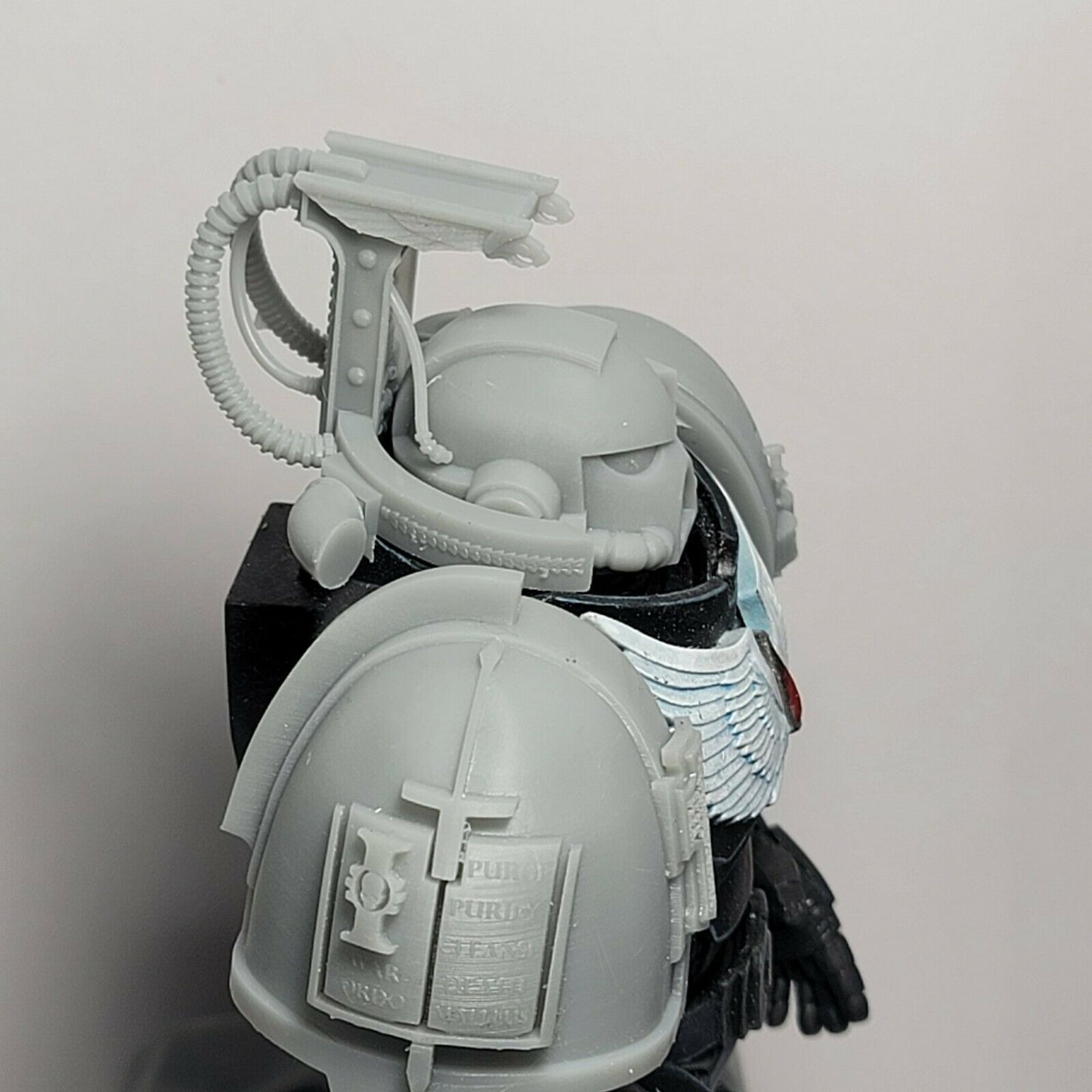 A131 Librarian Hood Custom for McFarlane Warhammer 40k Space Marines