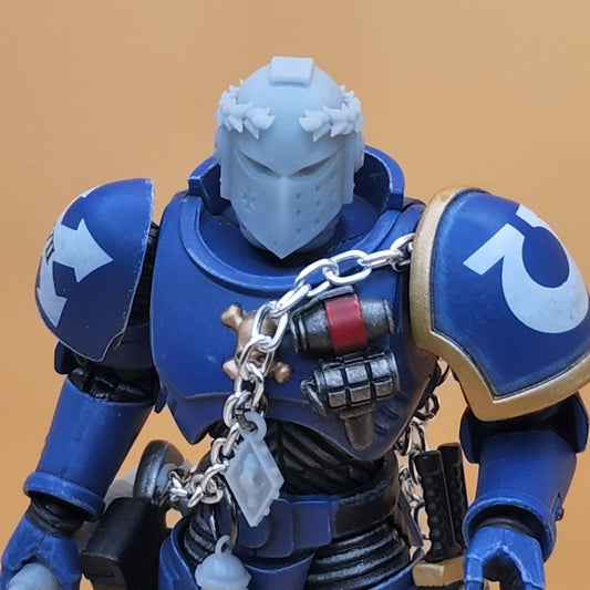 JT-H45 Champion Helmet Custom Compatible W JoyToy 40k Space Marines