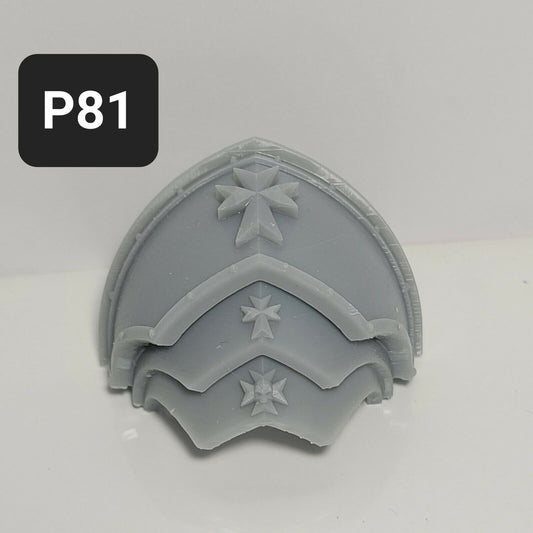 P81 Knight Pauldron V2 Custom for McFarlane Warhammer 40k Space Marine