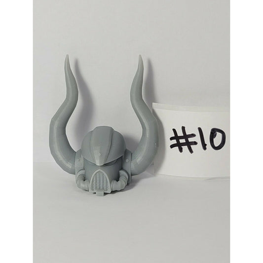 10 Chaos Helmet Custom Compatible W McFarlane Warhammer 40k Space Marines