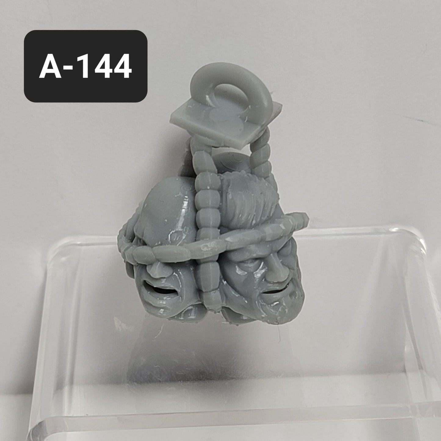 A-144 Trophy Heads Custom Compatible W McFarlane Warhammer 40k Space Marines