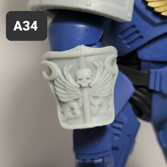 A34 Vambrace Custom for McFarlane Warhammer 40k Space Marines