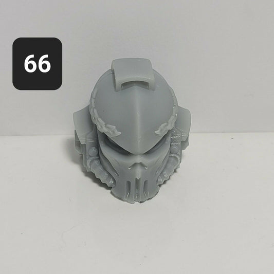 66 Skull Mask Helmet Custom for McFarlane Warhammer 40k Space Marines